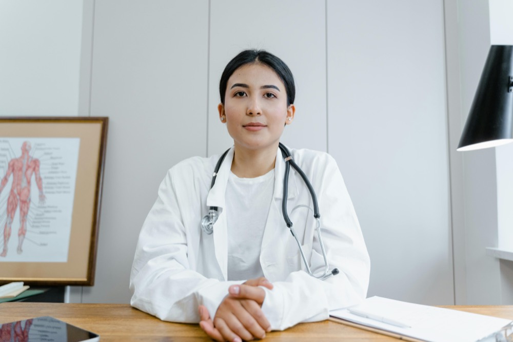 Physician joining a virtual visit on a tablet